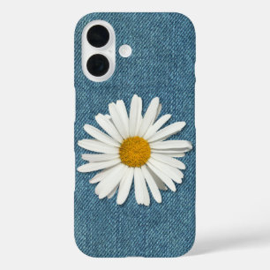 Coque Pour iPhone 16 Fleur Fleur Fleur Fleur Fleur Fleur Fleur Bleu Fon