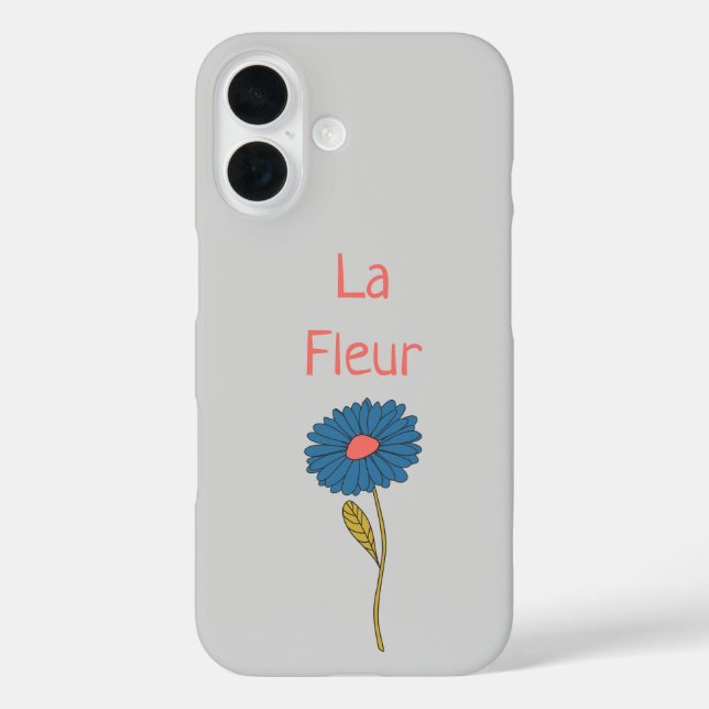 Coques Case-Mate iPhone Fleur Florale La Fleur (Verso)