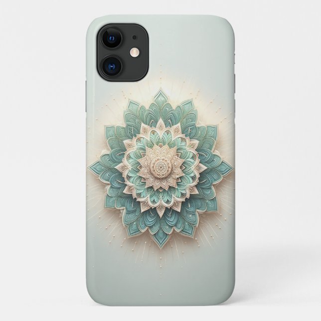 Coques Case-Mate iPhone Fleur géométrique multicouche complexe - Moderne s (Dos)