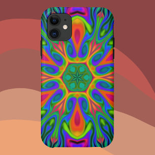 Case-Mate iPhone Case Fleur hippie psychédélique arc-en-ciel