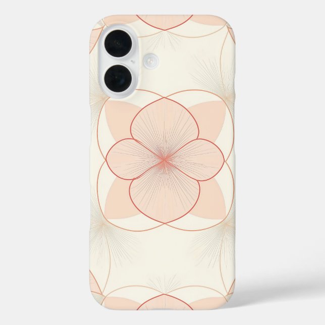 Coques Case-Mate iPhone Fleur Mandala Blush (Verso)