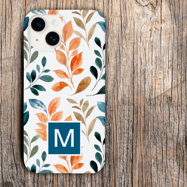 Coques Case-Mate iPhone Fleur Monogram Boho (Créateur téléchargé)