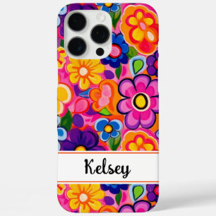 Coques iPhone 16 Pro Max Fleur personnalisée rétro cool