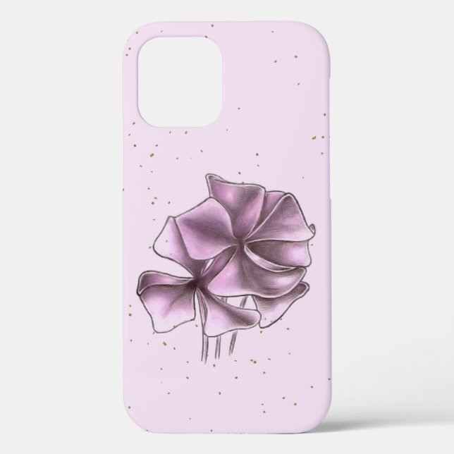 Coques Case-Mate iPhone Fleur pourpre et Lavendar (Verso)