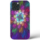 Fleur psychédélique colorée Art fractal Abstrait