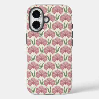 Coque Pour iPhone 16 Fleur Rétro