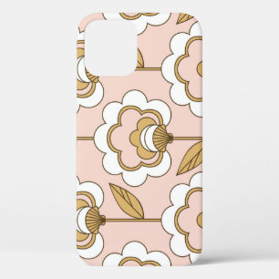 Case-Mate iPhone Case Fleur rétro : motif vintage sans soudure.