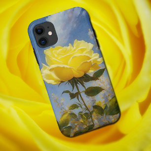 Case-Mate iPhone Case Fleur rose jaune Art Garden Téléphone Case