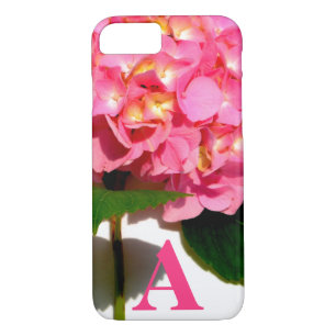 Coque iPhone 7 Fleur rose rose rose Hydrangea