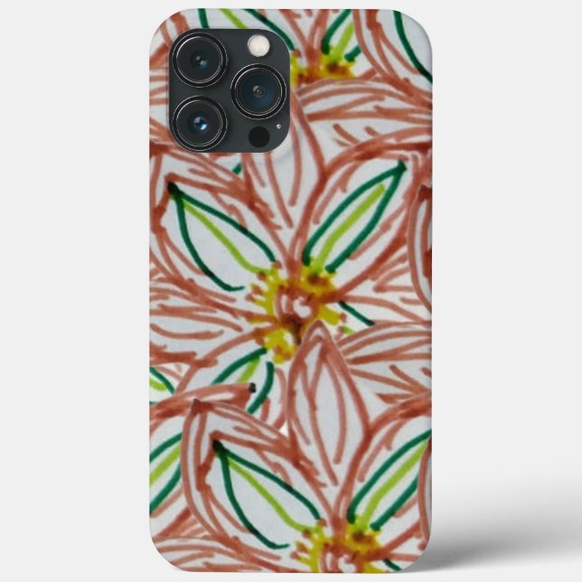 Coques Case-Mate iPhone Fleur sauvage (Verso)