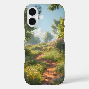 Coque Pour iPhone 16 Fleur sauvage Ascent