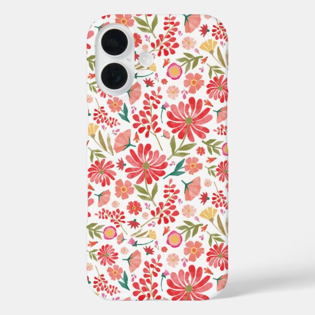 Coques Case-Mate iPhone Fleur sauvage coloré été Floral Coque-Mate iPhone (Verso)