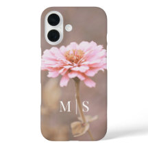 Fleur sauvage Monogramme rose rose vif Montana