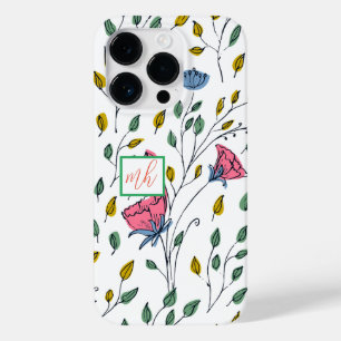 Coque Pour iPhone 14 Pro Fleur sauvage Motif-Colorful Fleur sauvage Floral