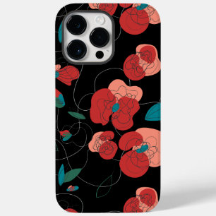 Coque Pour Pour iPhone 14 Pro Max Fleur sauvage Wonderland   motif de fleurs stylisé