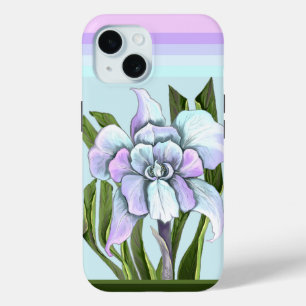 Coque Pour iPhone 15 Fleur Smeraldo