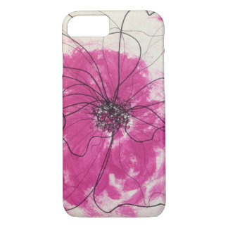 Etui iPhone Case-Mate Fleur unique d'abrégé sur rose