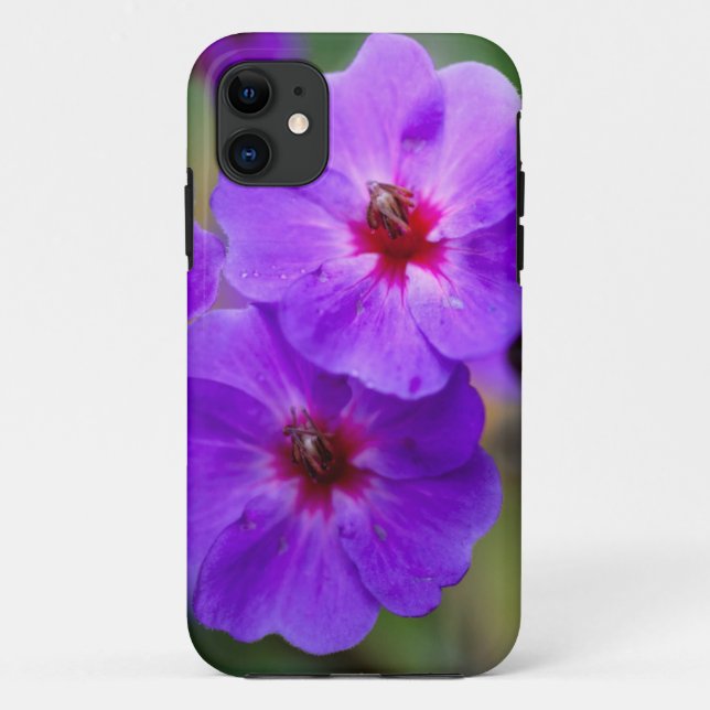 Coques Case-Mate iPhone Fleur violette (Dos)