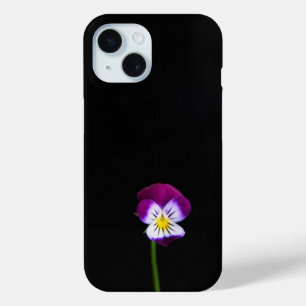 Coque Pour iPhone 15 Fleur violette iphcnm