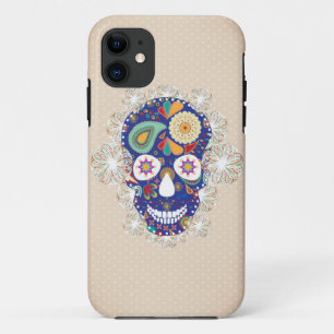 Etui iPhone Case-Mate fleurit l'iphone de crâne