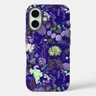 Coque Pour iPhone 16 Fleurs à l'atmosphère élégante et mystérieuse