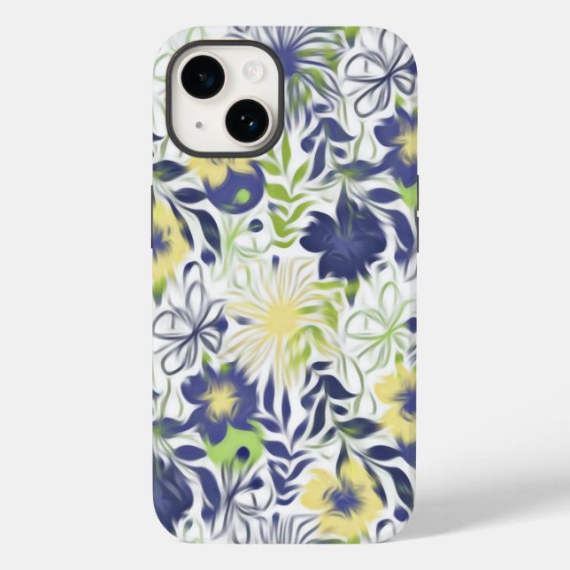 Coques Case-Mate iPhone Fleurs Abstraites (Verso)