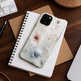 Case-Mate iPhone Case Fleurs aquarelles délicates et sophistiquées de cl