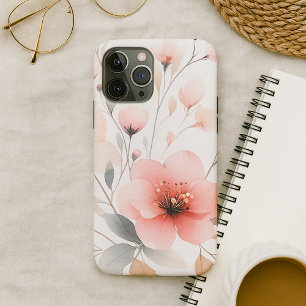 Case-Mate iPhone Case Fleurs aquarelles délicates et sophistiquées de cl