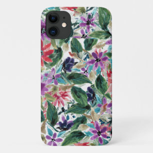 Case-Mate iPhone Case Fleurs aquarelles   Fleurs violettes peintes à la 