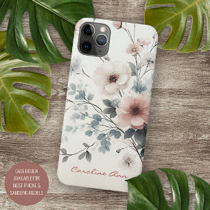 Case-Mate iPhone Case Fleurs Aquarelles Sophistiquées Classiques