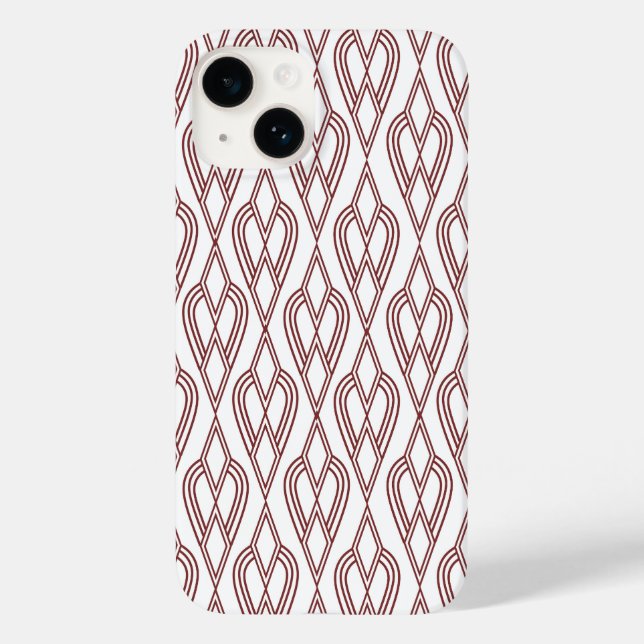 Coques Case-Mate iPhone Fleurs Art Déco (Verso)