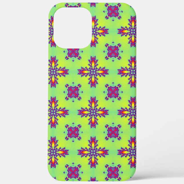 Coques Case-Mate iPhone Fleurs Artdeco dans le style rétro (Verso)