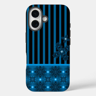 Coque Pour iPhone 16 Fleurs Artdeco dans le style rétro