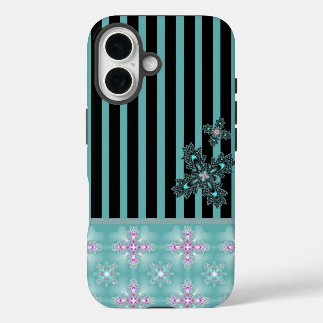 Coques Case-Mate iPhone Fleurs Artdeco dans le style rétro (Verso)