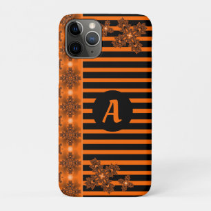 Case-Mate iPhone Case Fleurs Artdeco en style rétro avec monogramme