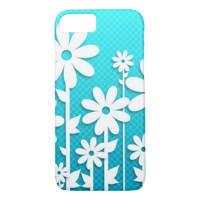 Coques Case-Mate iPhone Fleurs blanches (Dos)