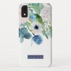 Fleurs blanches classiques Nom personnalisé