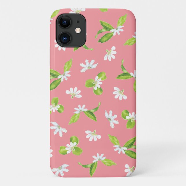 Coques Case-Mate iPhone Fleurs blanches de naupaka hawaïen (Dos)