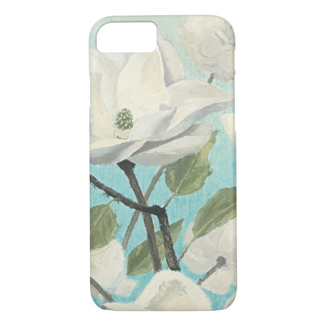 Coques Case-Mate iPhone Fleurs blanches des sud (Dos)