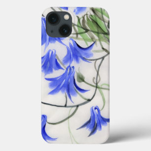Coques Pour iPhone Fleurs bleues