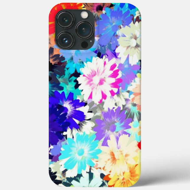 Coques Case-Mate iPhone Fleurs colorées magnifiques (Verso)