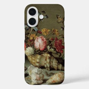 Coques iPhone 16 Fleurs, coquilles et insectes Balthasar van der As