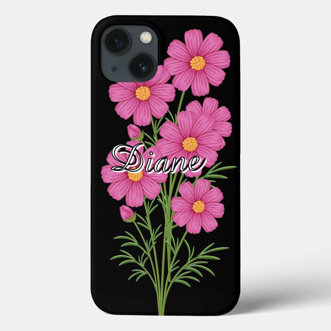 Coques Case-Mate iPhone Fleurs Cosmo Rose  (Pink Cosmo Flowers Design is For Springtime!)