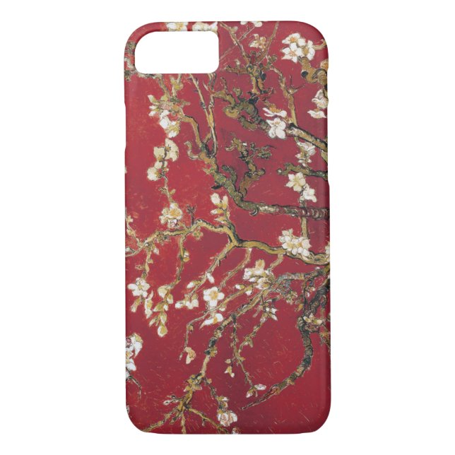 Coques Case-Mate iPhone Fleurs d'amandes Red Vincent van Gogh Peinture d'a (Dos)