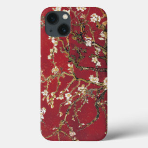 iPhone 13 Case Fleurs d'amandes Red Vincent van Gogh Peinture d'a