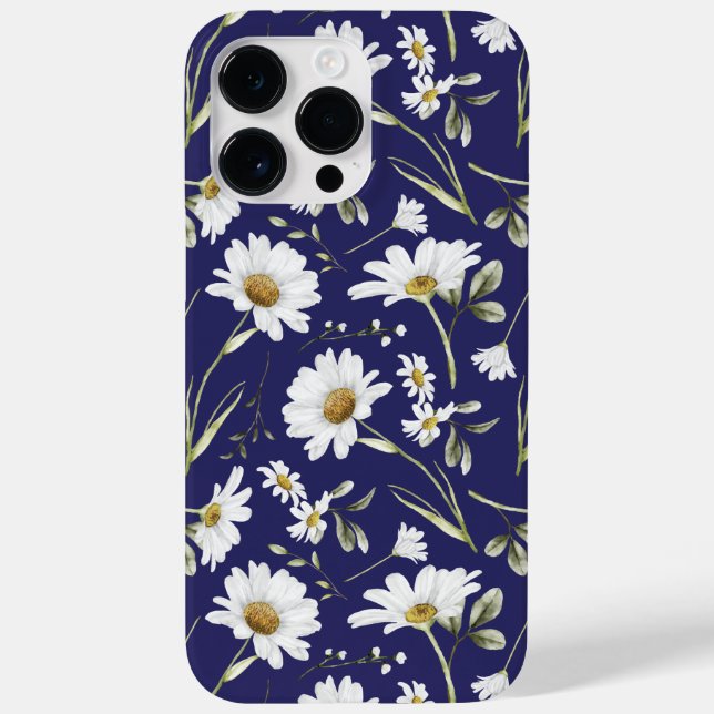 Coques Case-Mate iPhone Fleurs d'aquarelle blanche (Verso)