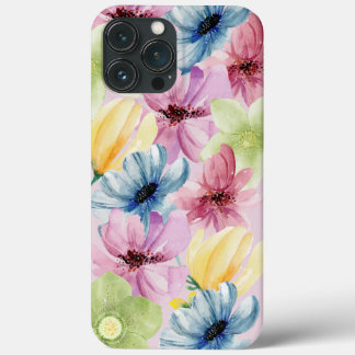 Case-Mate iPhone Case Fleurs d'aquarelles gaies