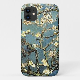 Coques Pour iPhone Fleurs d'arbre d'amande de Van Gogh d'art