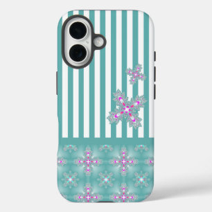 Coque Pour iPhone 16 Fleurs d'art rétro