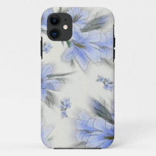 Etui iPhone Case-Mate Fleurs de bleu